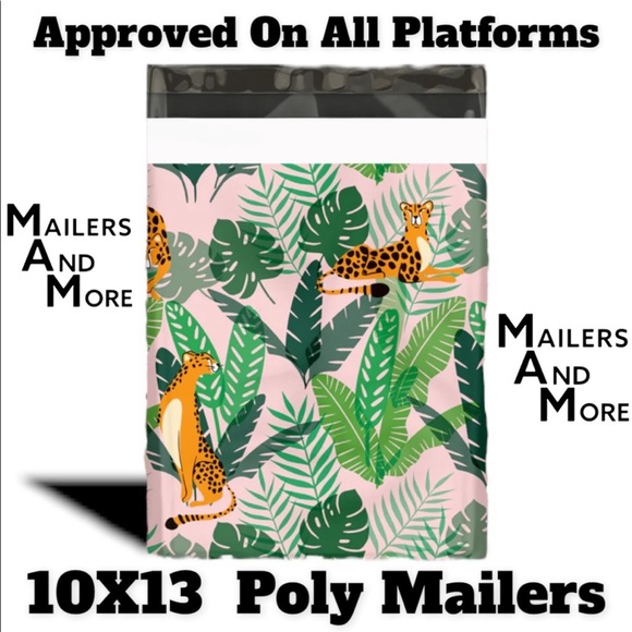 25 10X13 5 Designs 5 Each Wild Things Variety Pack MAILERS, Envelopes, Bags - Picture 2 of 6